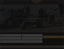 Tablet Screenshot of limousines-premier.co.uk